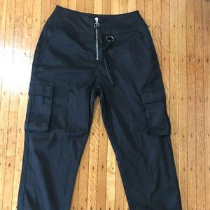 black cargo pants